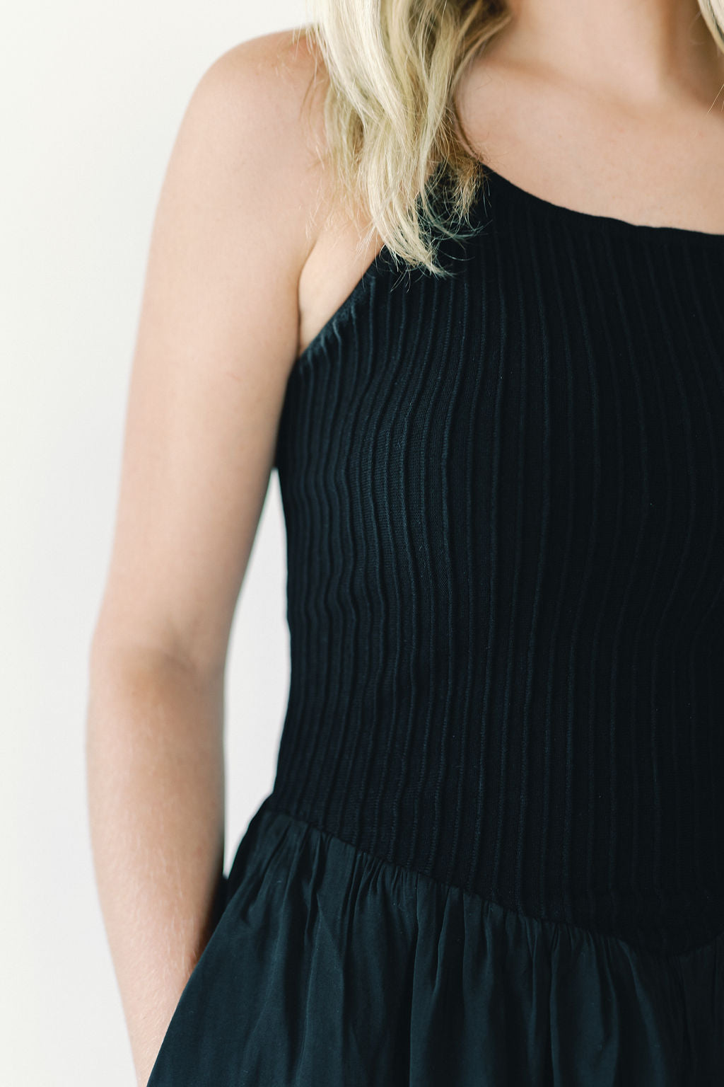 Mixed Media Maxi Dress