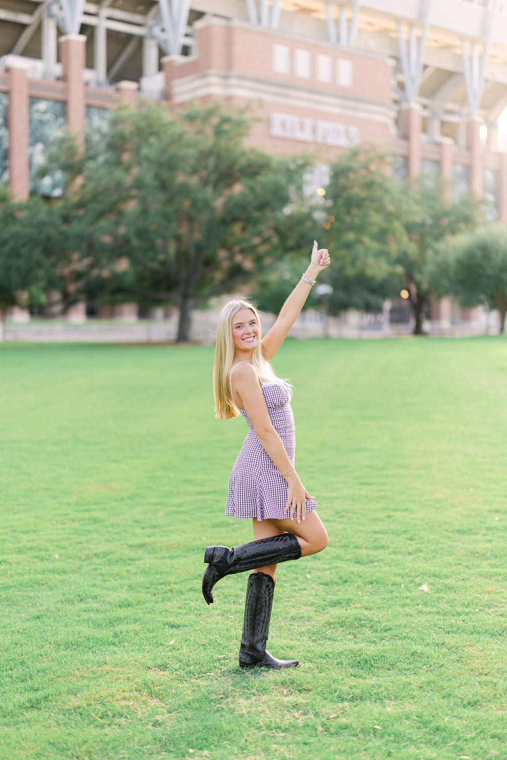 Gingham Mini Dress