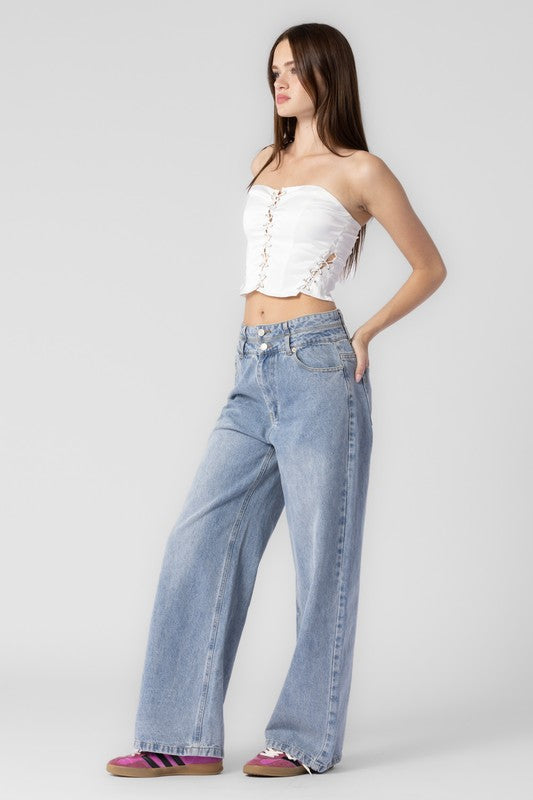 Baggy Wide Leg Jeans