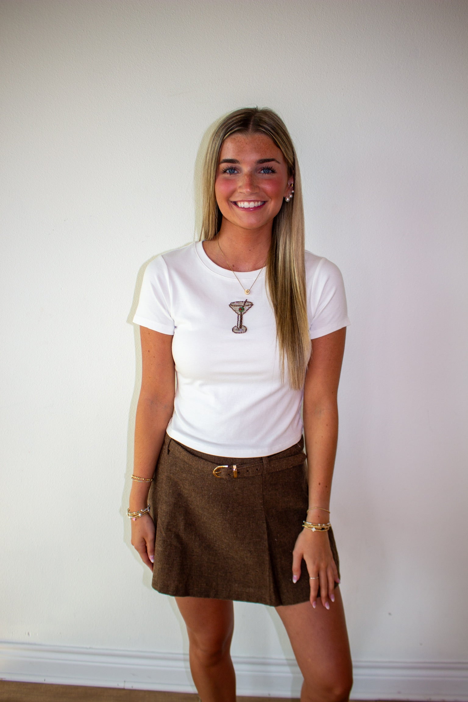 Martini Bead Tee